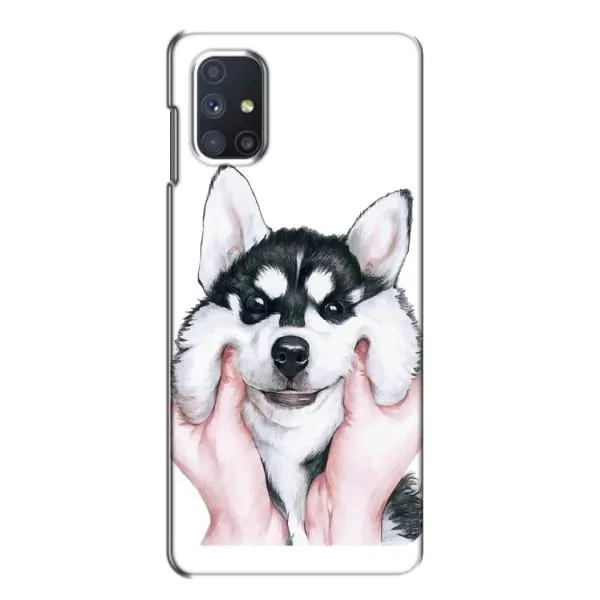 Чехол с принтом «Хаски улыбака» для Samsung Galaxy M51 Чехол с принтом «Хаски улыбака» для Samsung Galaxy M51