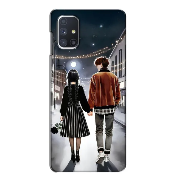 Чехол с принтом «Уэнздей и Тайлер» для Samsung Galaxy M51