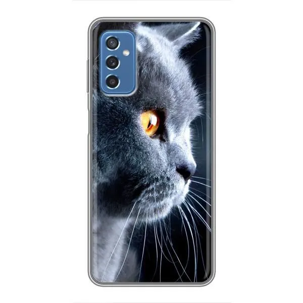 Чехол с принтом «Серый Кот» для Samsung Galaxy M52 Чехол с принтом «Серый Кот» для Samsung Galaxy M52