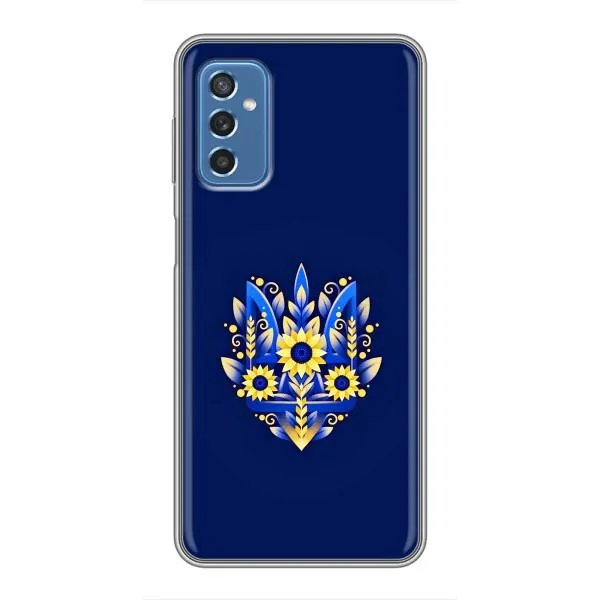 Чехол с принтом «Цветочный Герб» для Samsung Galaxy M52 Чехол с принтом «Цветочный Герб» для Samsung Galaxy M52
