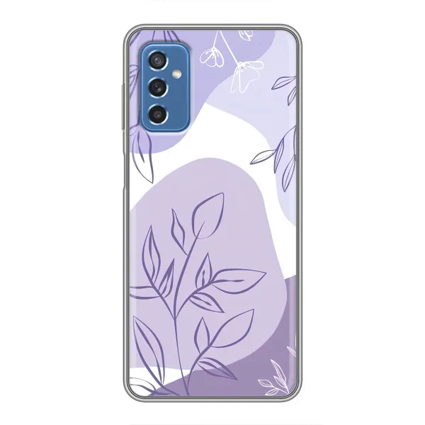Чехол с принтом «Фиолетовые листья абстракция» для Samsung Galaxy M52 Чехол с принтом «Фиолетовые листья абстракция» для Samsung Galaxy M52