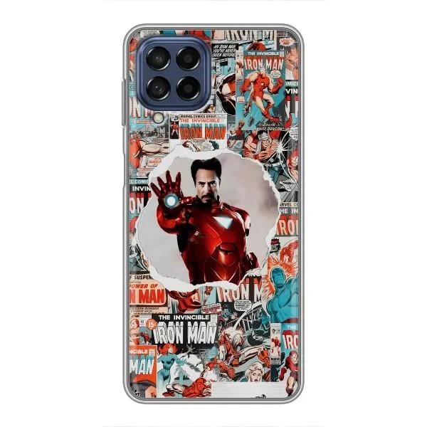 Чехол с принтом «Айронмен» для Samsung Galaxy M53 (5G) (M536B)