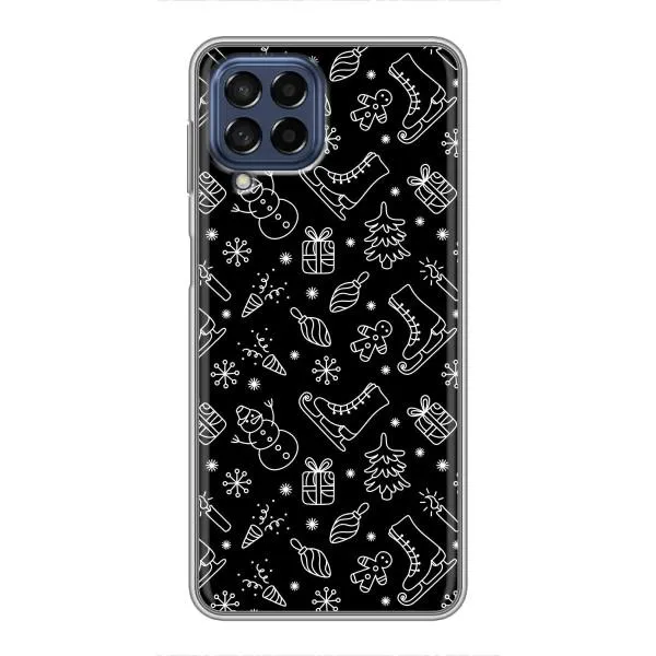 Чохол з принтом «Новорічний фон» для Samsung Galaxy M53 (5G) (M536B) Чохол з принтом «Новорічний фон» для Samsung Galaxy M53 (5G) (M536B)