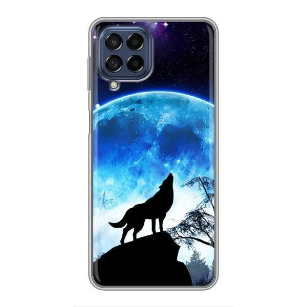 Чехол с принтом «Волк на луну» для Samsung Galaxy M53 (5G) (M536B) Чехол с принтом «Волк на луну» для Samsung Galaxy M53 (5G) (M536B)