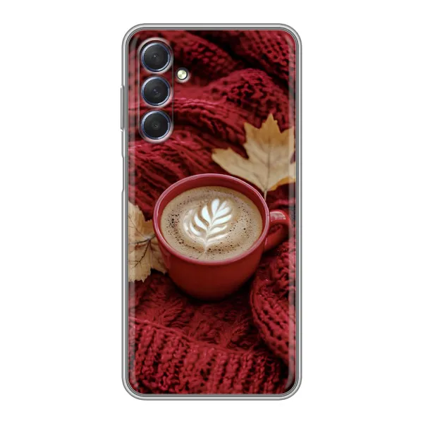Чехол с принтом «Кофе на пледе» для Samsung Galaxy M54 (5G)