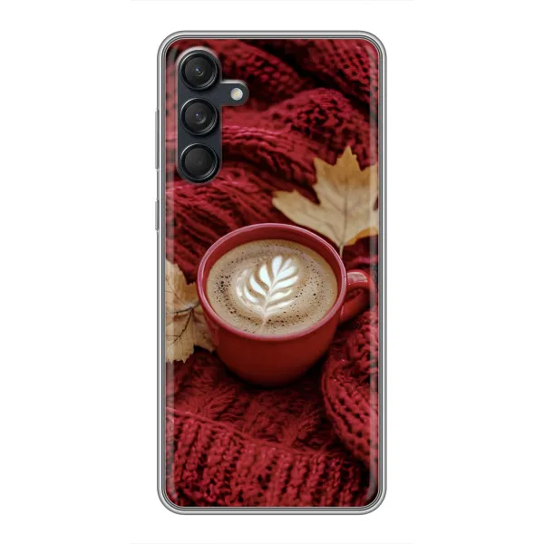 Чехол с принтом «Кофе на пледе» для Samsung Galaxy M55 5G Чехол с принтом «Кофе на пледе» для Samsung Galaxy M55 5G