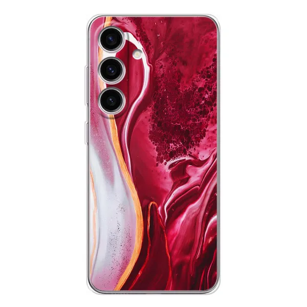 Чехол с принтом «Мрамор красный» для Samsung Galaxy M56 Чехол с принтом «Мрамор красный» для Samsung Galaxy M56