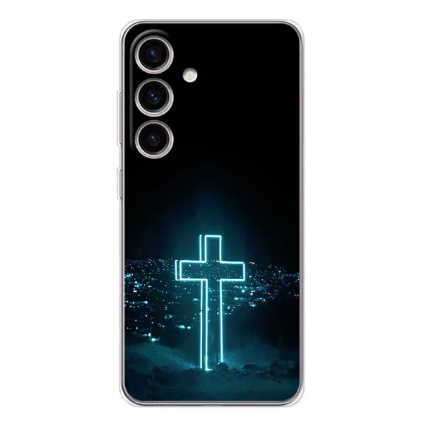 Чехол с принтом «Крест и город» для Samsung Galaxy M56 Чехол с принтом «Крест и город» для Samsung Galaxy M56