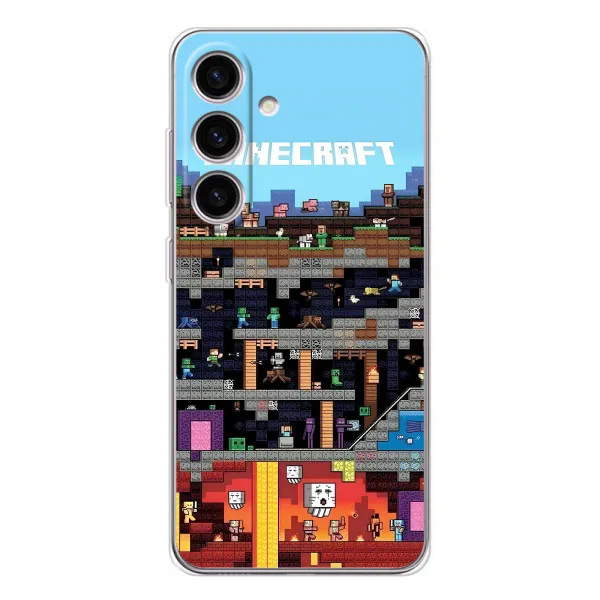 Чехол с принтом «фон Minecraft» для Samsung Galaxy M56 Чехол с принтом «фон Minecraft» для Samsung Galaxy M56