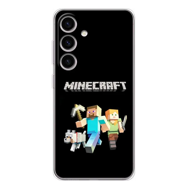 Чехол с принтом «герои Minecraft» для Samsung Galaxy M56 Чехол с принтом «герои Minecraft» для Samsung Galaxy M56