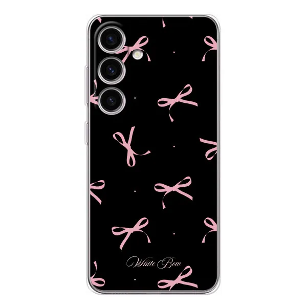 Чехол с принтом «Банты на черном» для Samsung Galaxy M56 Чехол с принтом «Банты на черном» для Samsung Galaxy M56
