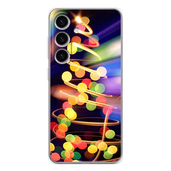 Чехол с принтом «Елка с гирлянд» для Samsung Galaxy M56