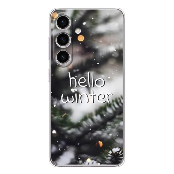 Чехол с принтом «Hello winter» для Samsung Galaxy M56