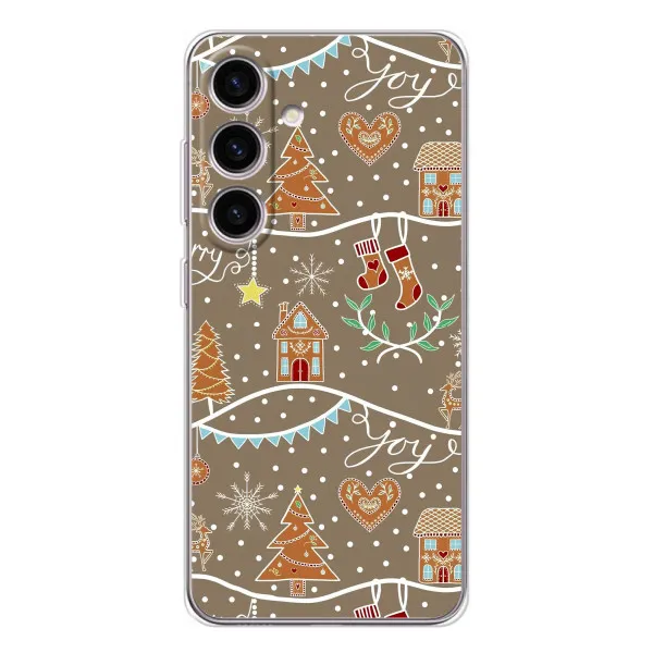 Чехол с принтом «Новогодние пряники» для Samsung Galaxy M56