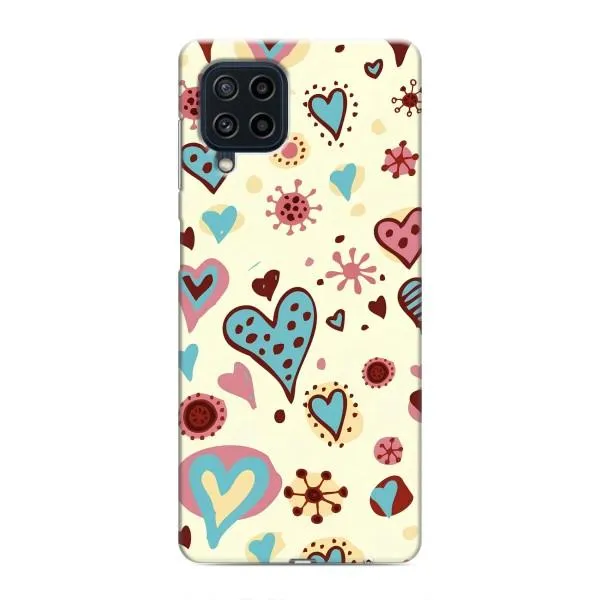 Чехол с принтом «Сердечки» для Samsung Galaxy M62 Чехол с принтом «Сердечки» для Samsung Galaxy M62