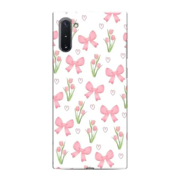 Чехол с принтом «Банты и цветы» для Samsung Galaxy Note 10 Чехол с принтом «Банты и цветы» для Samsung Galaxy Note 10