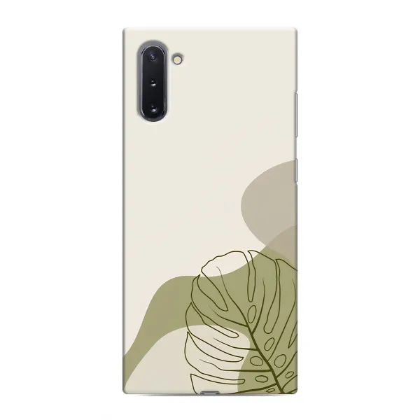 Чохол з принтом «Зелена монстера дизайн» для Samsung Galaxy Note 10
