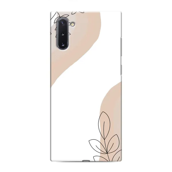 Чохол з принтом «Нюдова гілочка абстракція» для Samsung Galaxy Note 10