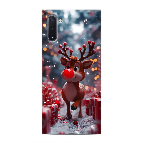 Чехол с принтом «Олень среди подарков» для Samsung Galaxy Note 10 Чехол с принтом «Олень среди подарков» для Samsung Galaxy Note 10
