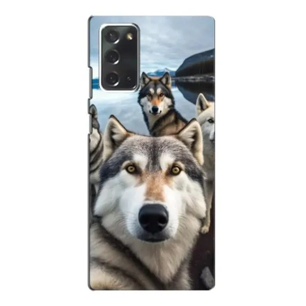 Чехол с принтом «Селфи ХАски» для Samsung Galaxy Note 20