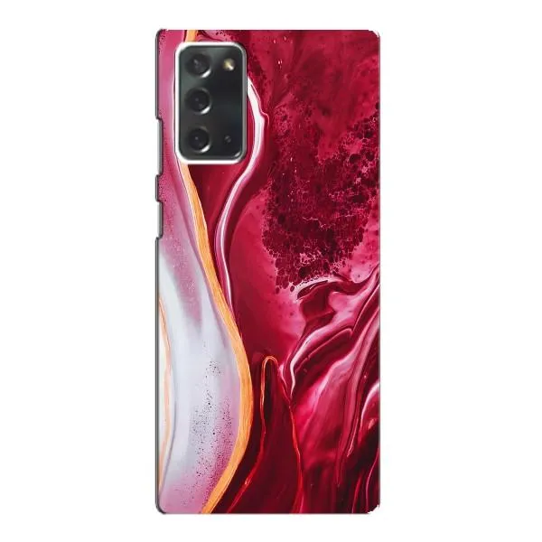 Чехол с принтом «Мрамор красный» для Samsung Galaxy Note 20