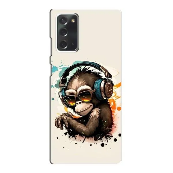 Чохол з принтом «Макака в навушниках» для Samsung Galaxy Note 20