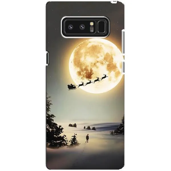 Чехол с принтом «Санта на луне» для Samsung Galaxy Note 8 (N950)