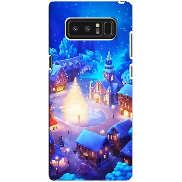 Чехол с принтом «Рождественский город» для Samsung Galaxy Note 8 (N950)