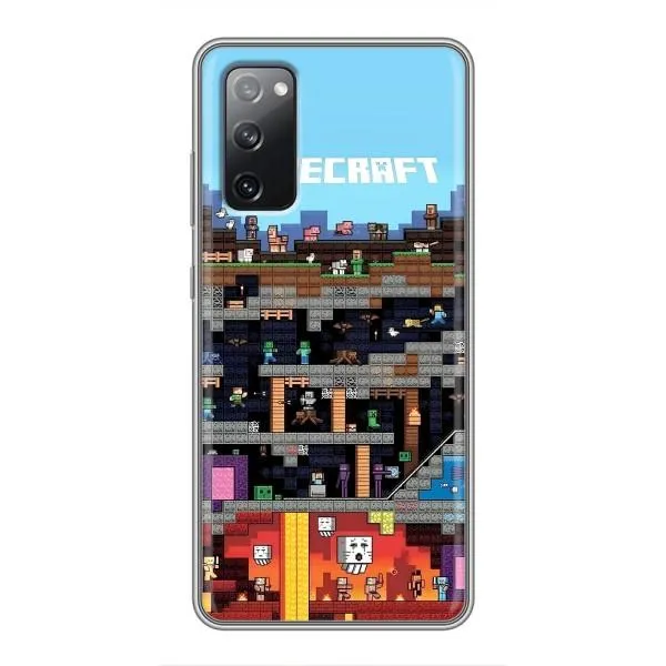Чехол с принтом «фон Minecraft» для Samsung Galaxy S20 FE