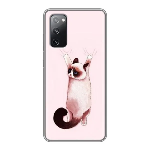 Чехол с принтом «Котик падает» для Samsung Galaxy S20 FE