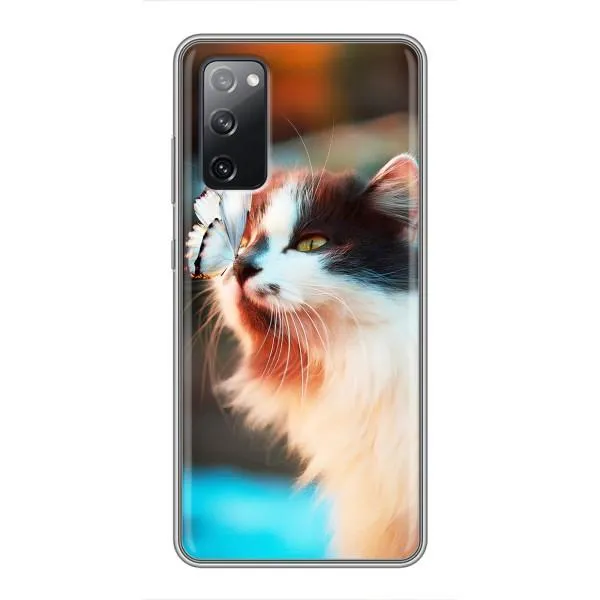 Чехол с принтом «Котик с бабочкой» для Samsung Galaxy S20 FE