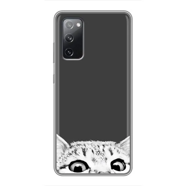 Чехол с принтом «Выглядывает кот» для Samsung Galaxy S20 FE