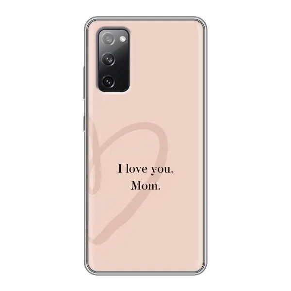 Чохол з принтом «Серце мамі» для Samsung Galaxy S20 FE Чохол з принтом «Серце мамі» для Samsung Galaxy S20 FE