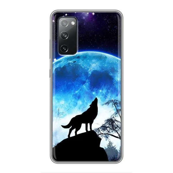 Чехол с принтом «Волк на луну» для Samsung Galaxy S20 FE