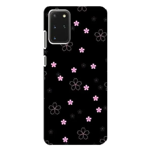 Чехол с принтом «Розовые цветы на черном» для Samsung Galaxy S20 Plus Чехол с принтом «Розовые цветы на черном» для Samsung Galaxy S20 Plus