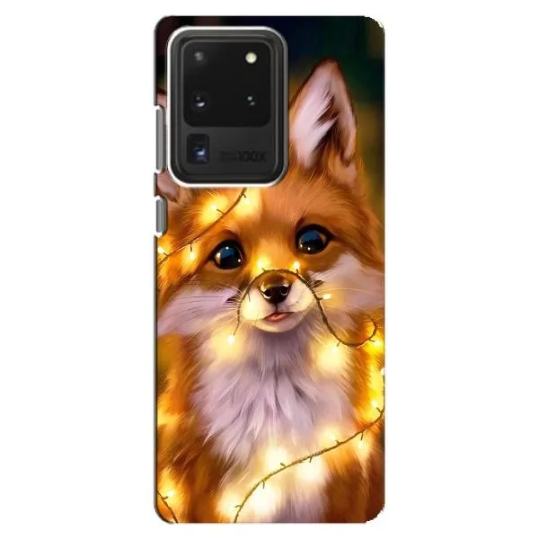 Чехол с принтом «Лисичка в гирляндах» для Samsung Galaxy S20 Ultra Чехол с принтом «Лисичка в гирляндах» для Samsung Galaxy S20 Ultra