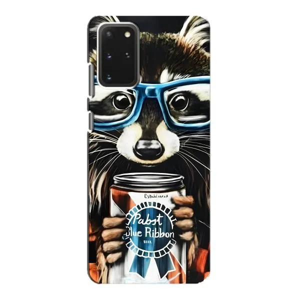 Чехол с принтом «Енот с банкой» для Samsung Galaxy S20