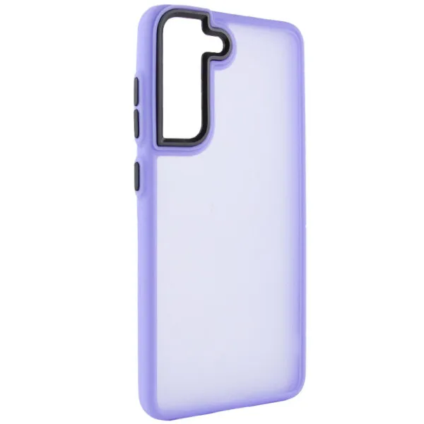 Чехол TPU+PC Lyon Frosted для Samsung Galaxy S21 FE — Фиолетовый — фото 1 Чехол TPU+PC Lyon Frosted для Samsung Galaxy S21 FE — Фиолетовый — фото 1