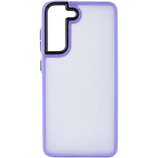 Чехол TPU+PC Lyon Frosted для Samsung Galaxy S21 FE — Фиолетовый — фото 2 Чехол TPU+PC Lyon Frosted для Samsung Galaxy S21 FE — Фиолетовый — фото 2