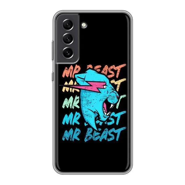 Чехол с принтом «logo Mr beast» для Samsung Galaxy S21 FE