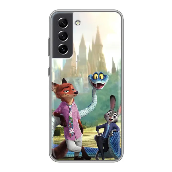 Чехол с принтом «Герои мультфильма Зверополис» для Samsung Galaxy S21 FE Чехол с принтом «Герои мультфильма Зверополис» для Samsung Galaxy S21 FE
