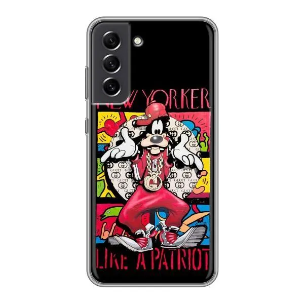 Чехол с принтом «Мультяшный Волк» для Samsung Galaxy S21 FE
