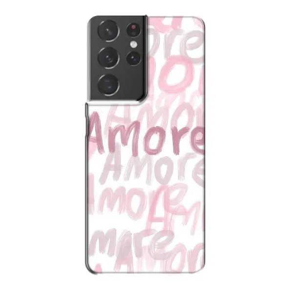 Чехол с принтом «Аморе любовь» для Samsung Galaxy S21 Plus