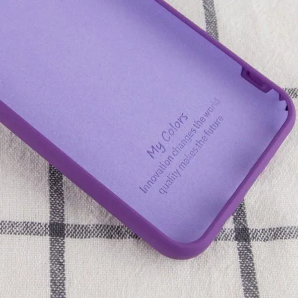 Чехол Silicone Cover My Color Full Protective (A) для Samsung Galaxy S21 Ultra — Фиолетовый — фото 2 Чехол Silicone Cover My Color Full Protective (A) для Samsung Galaxy S21 Ultra — Фиолетовый — фото 2