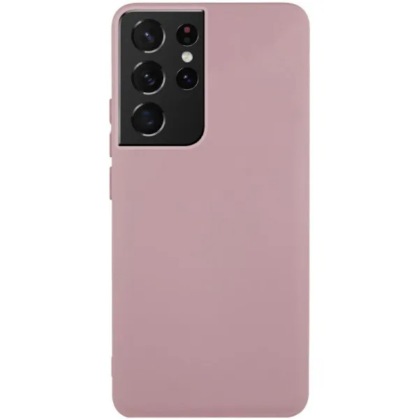Чехол Silicone Cover Ummi Lakshmi (AA) для Samsung Galaxy S21 Ultra — Розовый — фото 5