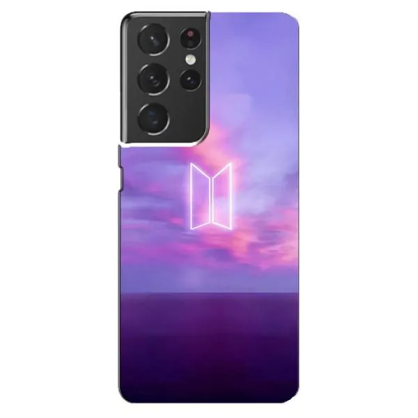 Чехол с принтом «BTS логотип» для Samsung Galaxy S21 ultra