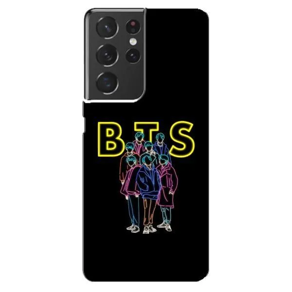 Чехол с принтом «BTS стайл» для Samsung Galaxy S21 ultra