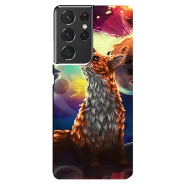 Чехол с принтом «Лисица в космосе» для Samsung Galaxy S21 ultra Чехол с принтом «Лисица в космосе» для Samsung Galaxy S21 ultra