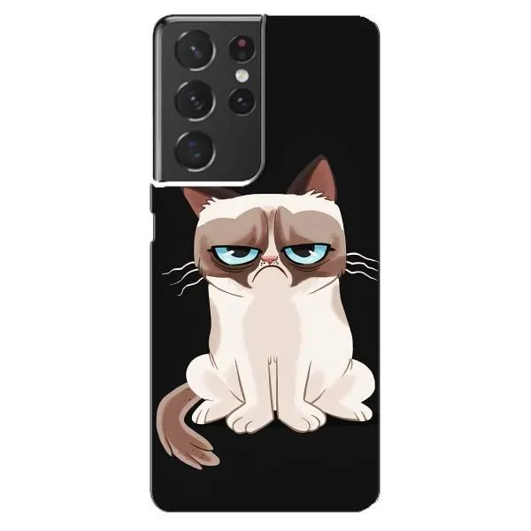 Чехол с принтом «Грустный кот» для Samsung Galaxy S21 ultra Чехол с принтом «Грустный кот» для Samsung Galaxy S21 ultra