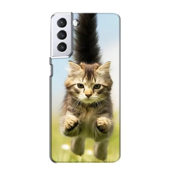 Чехол с принтом «Прыжок кота» для Samsung Galaxy S21 Чехол с принтом «Прыжок кота» для Samsung Galaxy S21